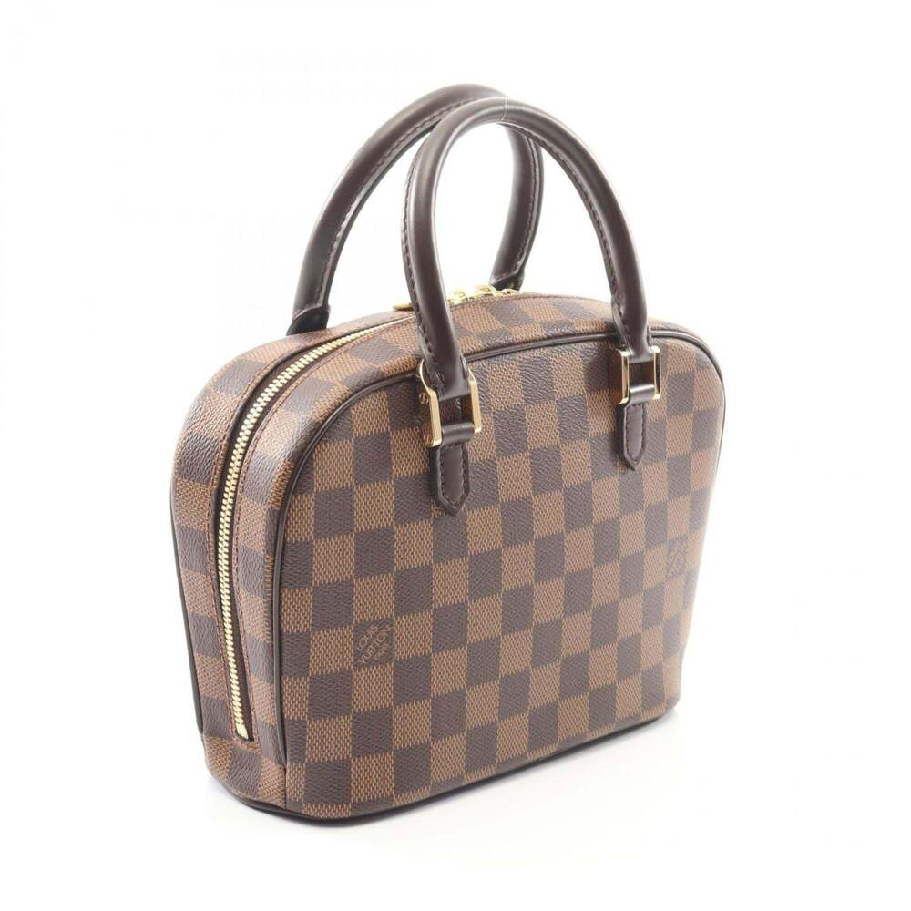 LOUIS VUITTON Authentic Brown Damier Leather Bag - Picture 2 of 9